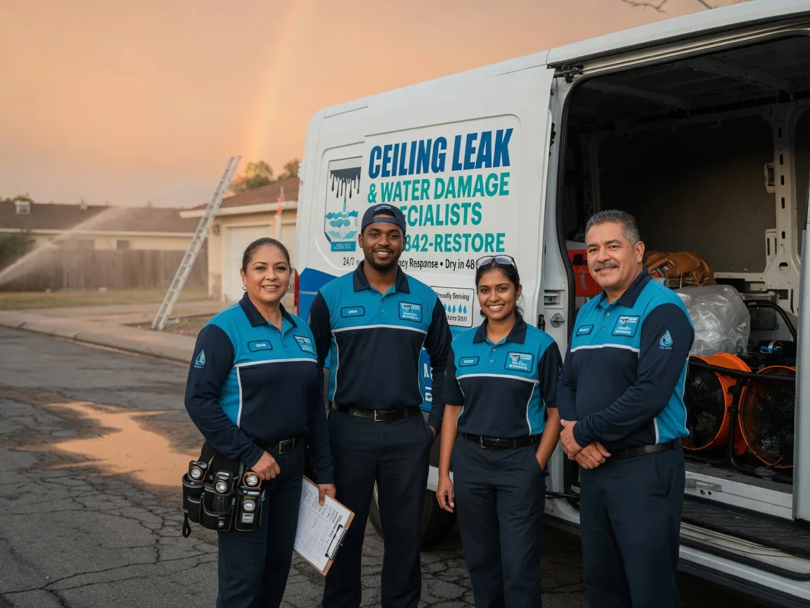 Ceiling Leak Cleanup company in Millville, MA